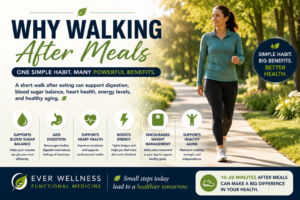 benefits of walking after meals